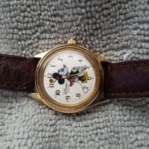 Disney Quartz Time Works Minnie Mouse Watch